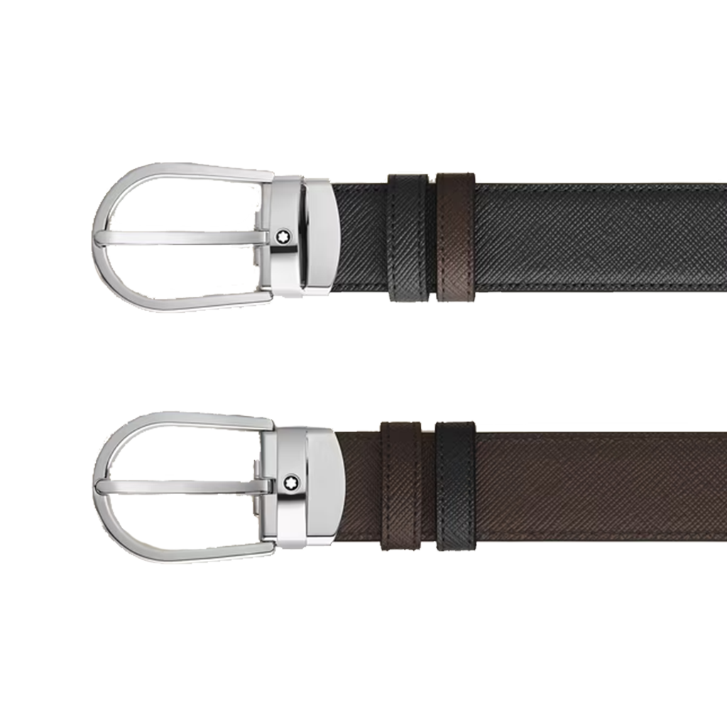 Cinto Reversível Horseshoe Brown/Black 30mm