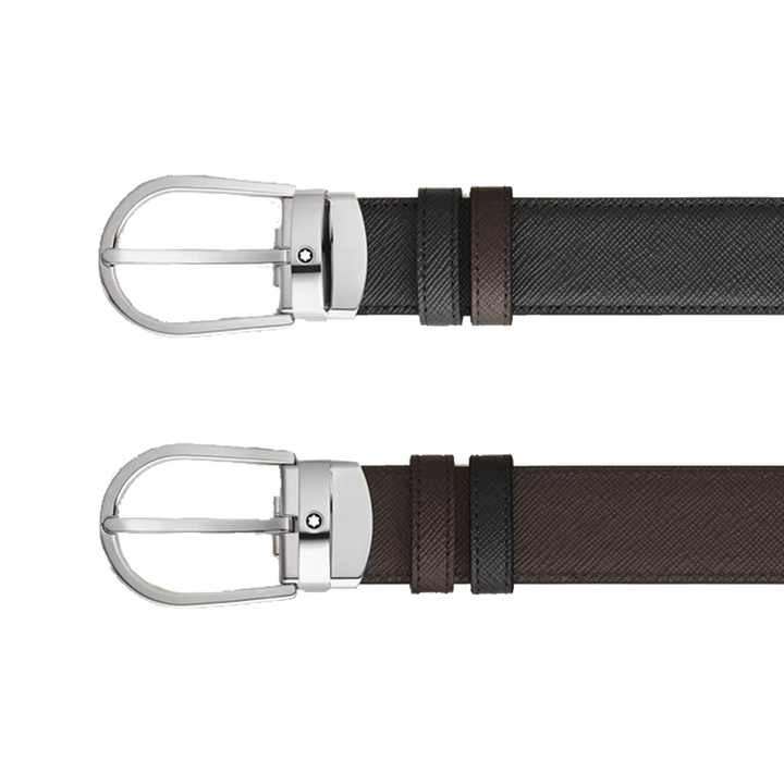 Cinto Reversível Horseshoe Brown/Black 30mm