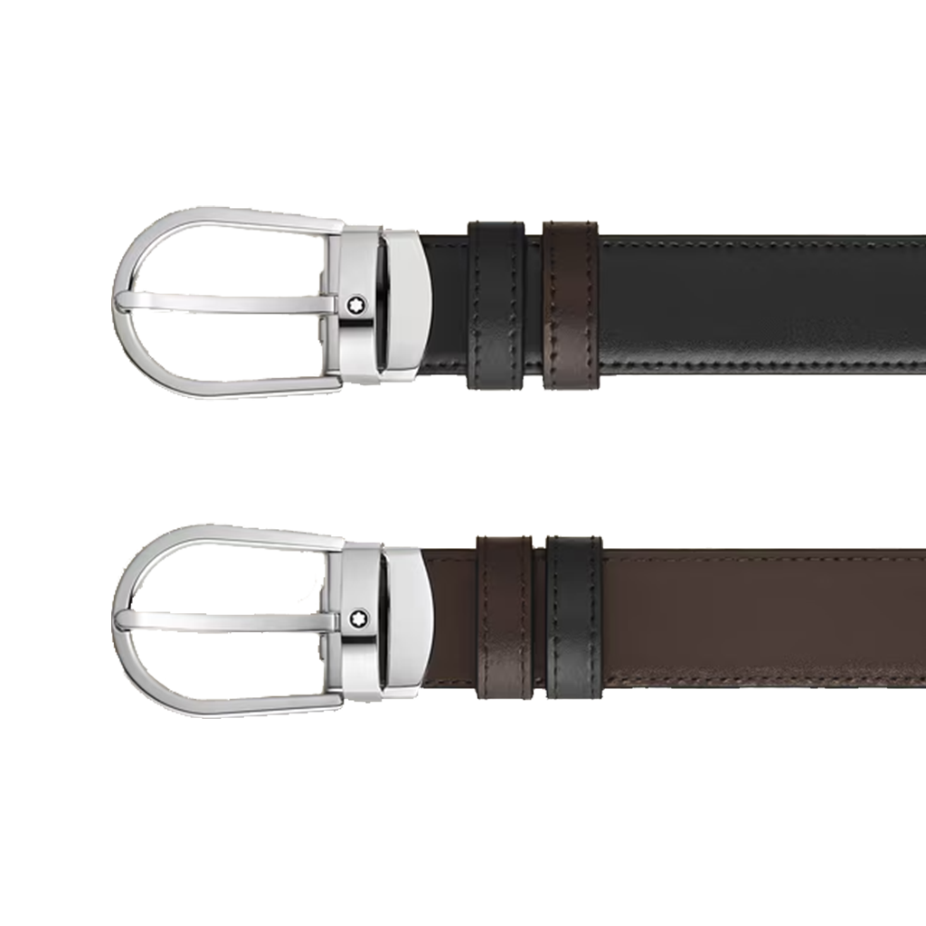 Cinto Reversível Horseshoe Brown/Black 30mm