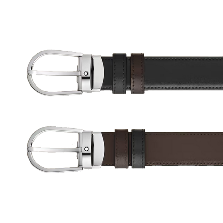 Cinto Reversível Horseshoe Brown/Black 30mm