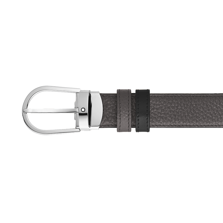 Cinto Reversível Horseshoe Grey/Black 30mm
