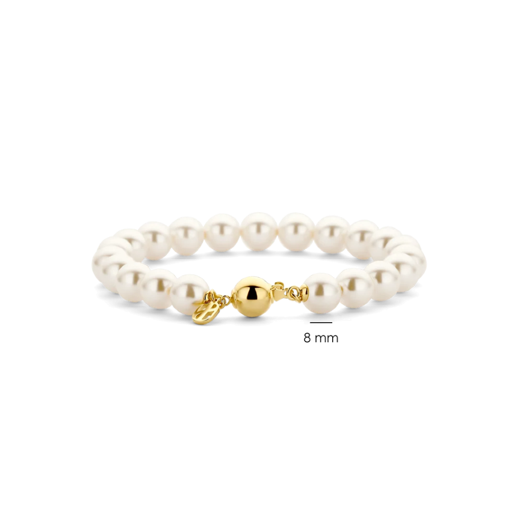 Pulseira Icon Pearl Vermeil Gold