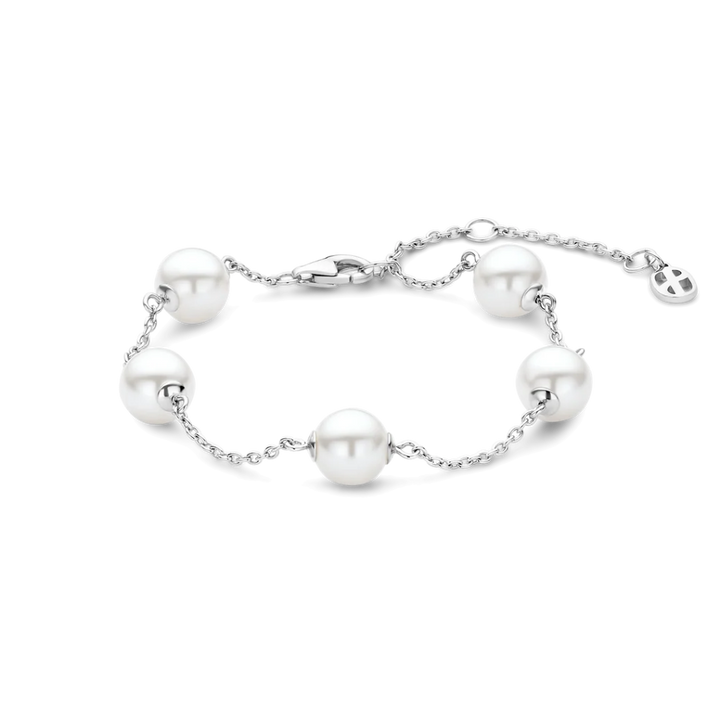 Pulseira Pearl Charm Silver