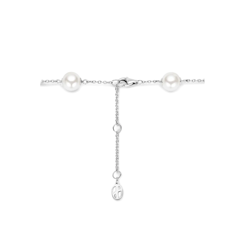 Pulseira Pearl Charm Silver