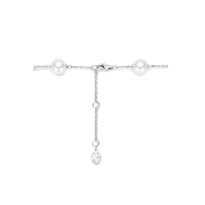 Pulseira Pearl Charm Silver