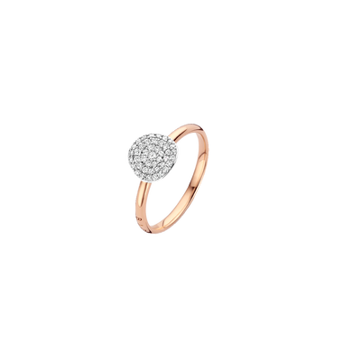 Anel Mini Waves RoseGold Diamond