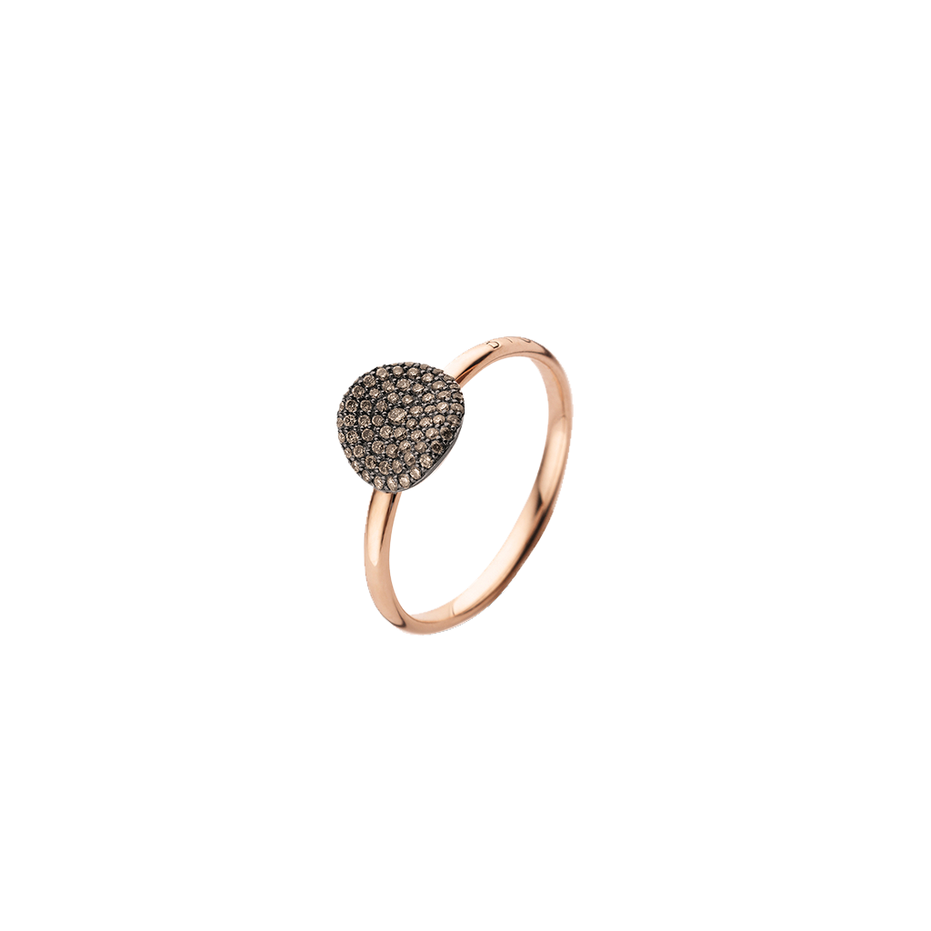 Anel Mini Waves RoseGold Diamond
