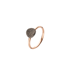 Anel Mini Waves RoseGold Diamond