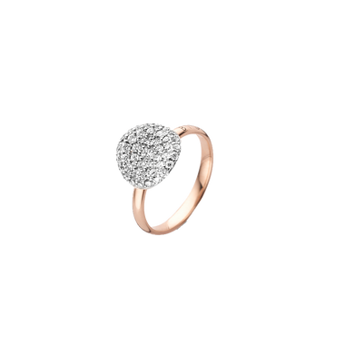 Anel Mini Waves RoseGold Diamond