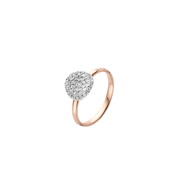 Anel Mini Waves RoseGold Diamond