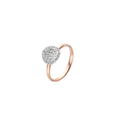 Anel Mini Waves RoseGold Diamond