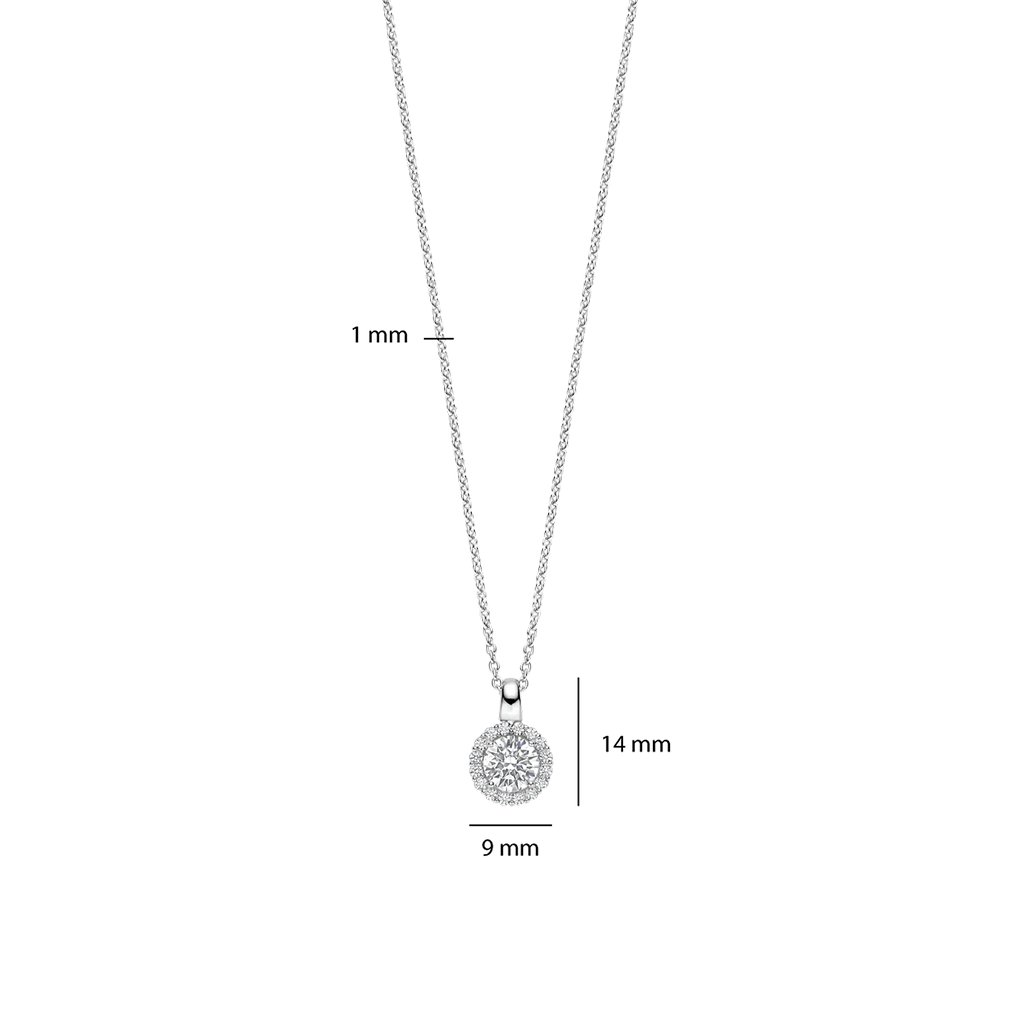 Colar Classic Round Zirconia