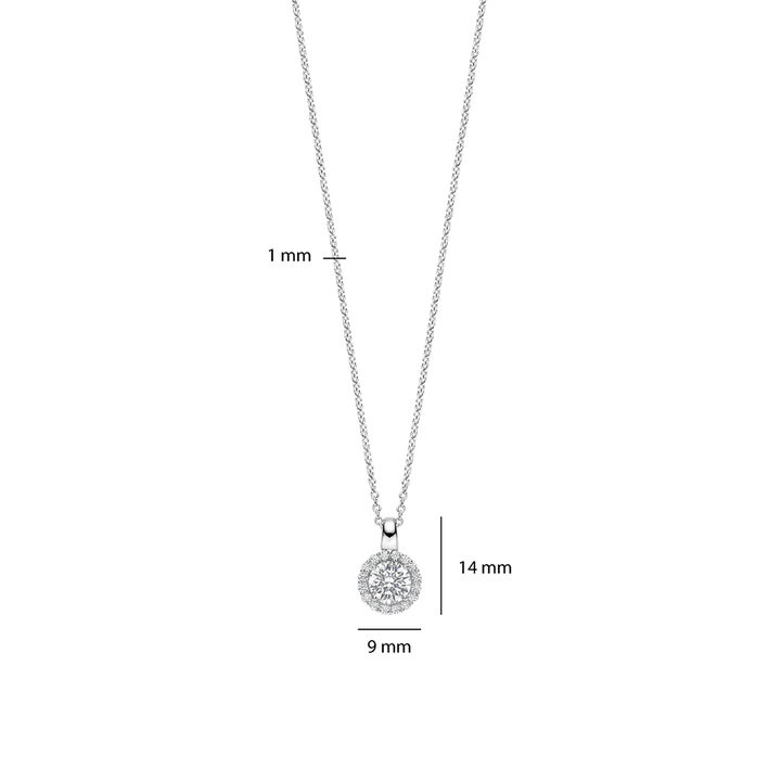 Colar Classic Round Zirconia