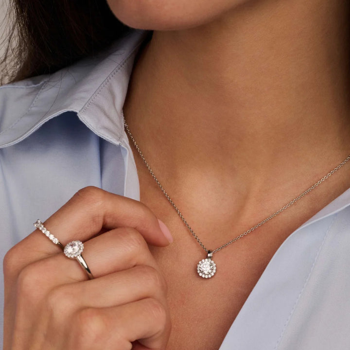 Colar Classic Round Zirconia