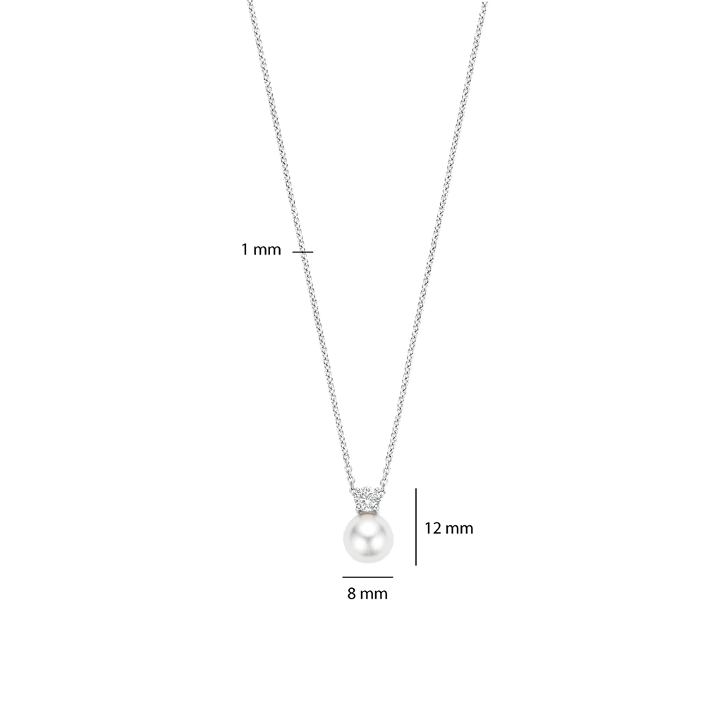 Colar Zirconia Pearl