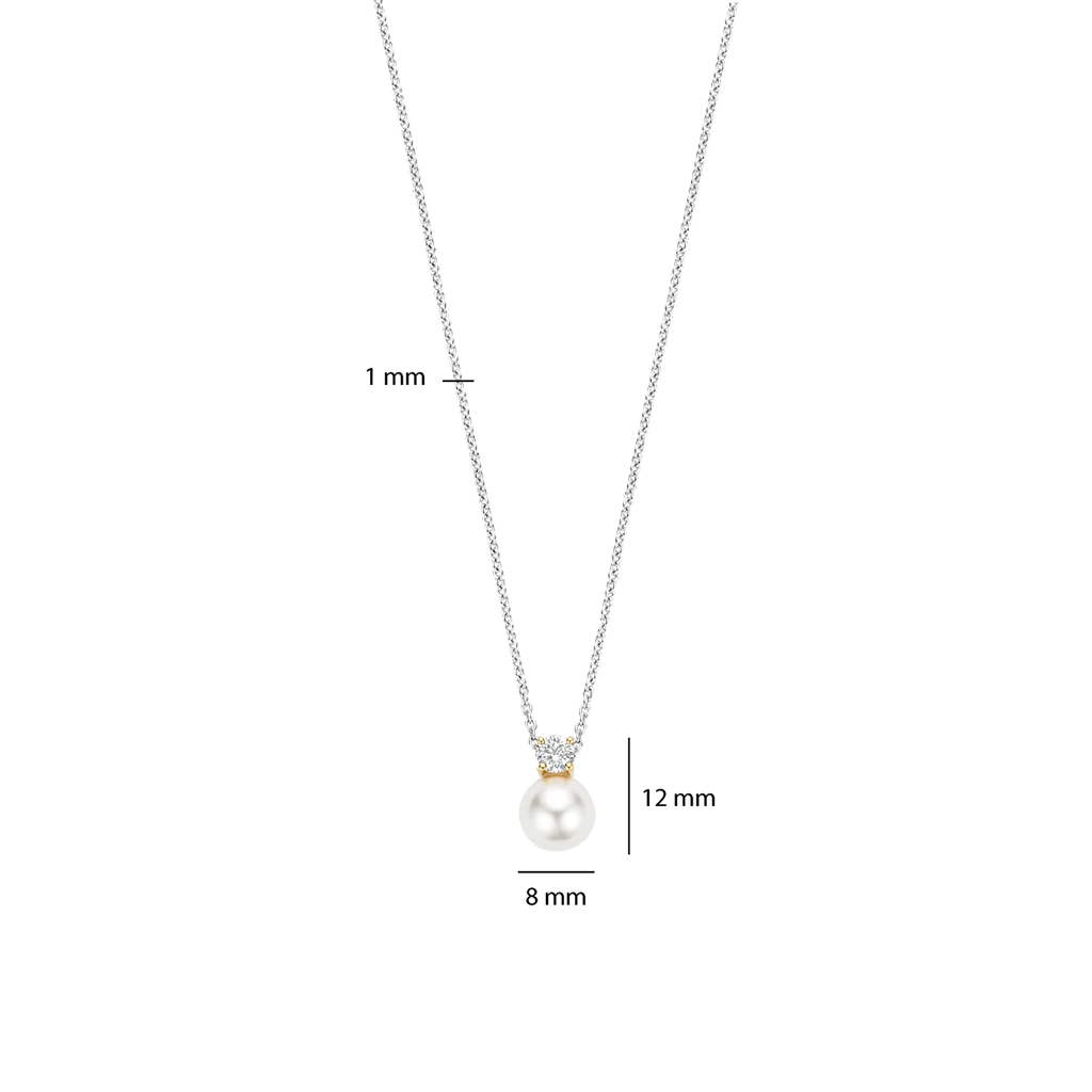 Colar Zirconia Pearl