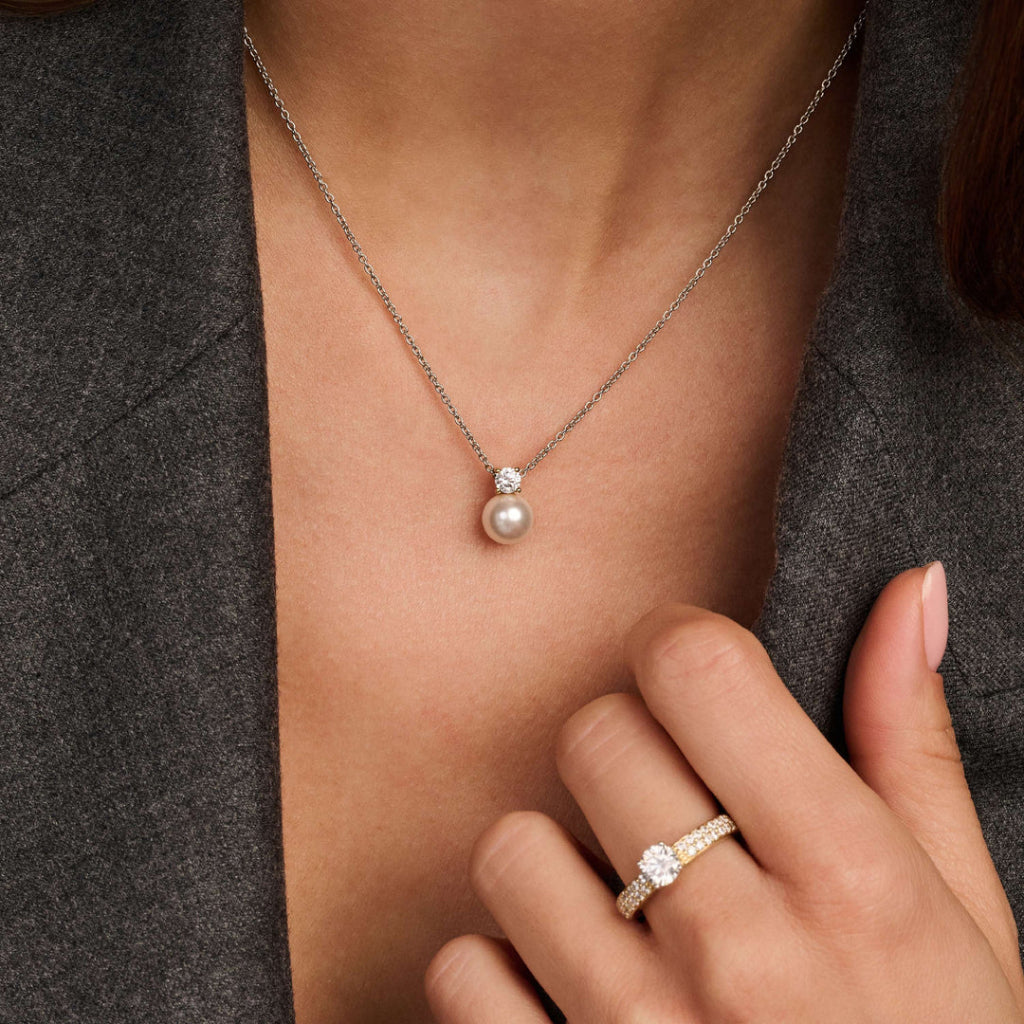 Colar Zirconia Pearl