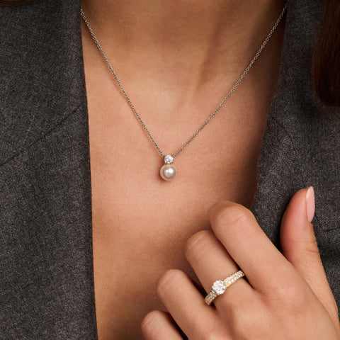 Colar Zirconia Pearl