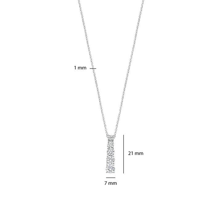 Colar Vertical Zirconia