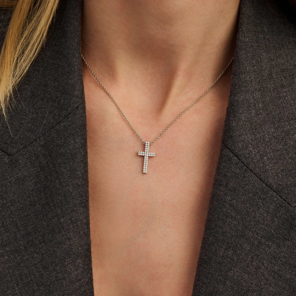Colar Zirconia Cross