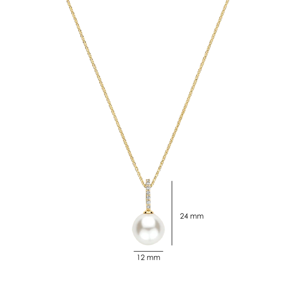 Colar Icon Pearl Vermeil Gold