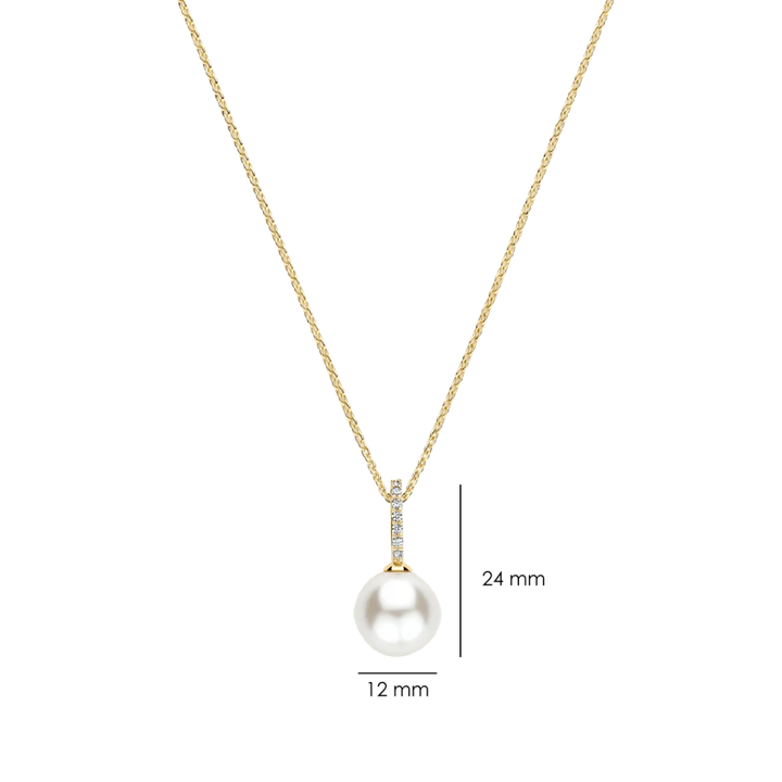 Colar Icon Pearl Vermeil Gold