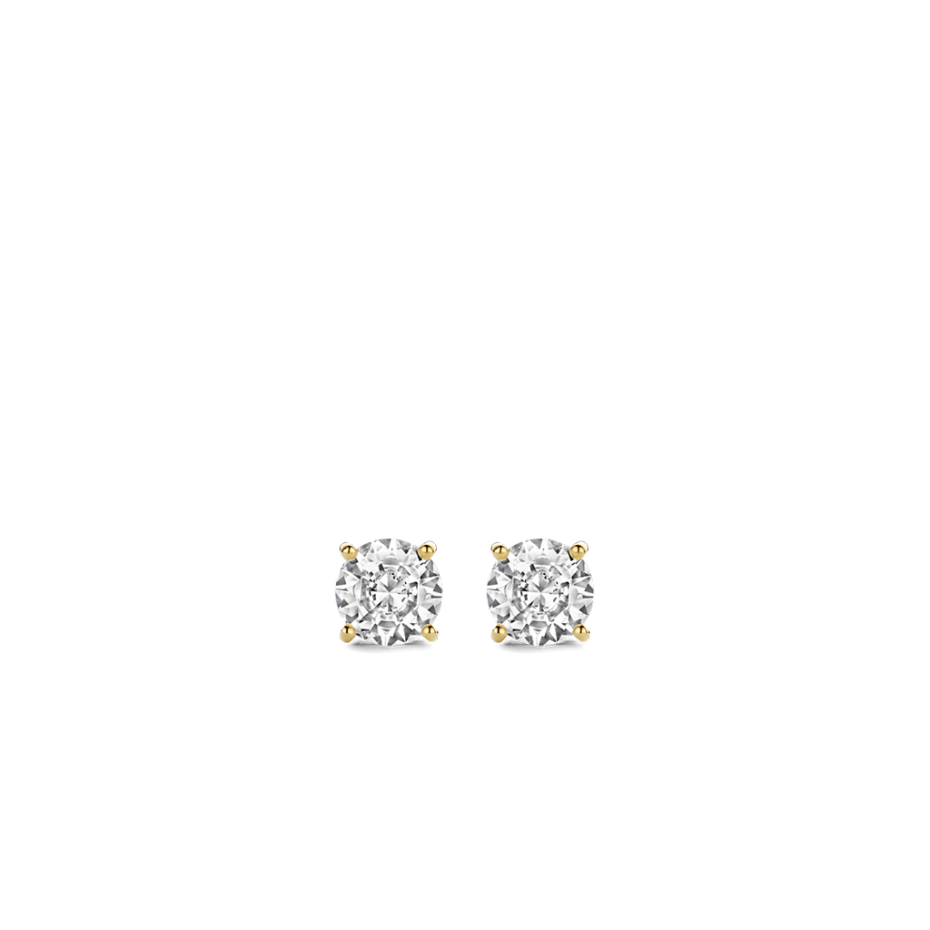 Brincos Classic Zirconia 9mm