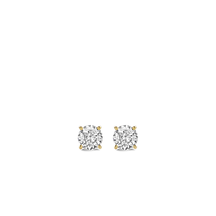 Brincos Classic Zirconia 9mm
