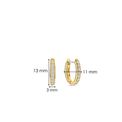 Argolas Pequenas Ti Sento - Milano Prata 925