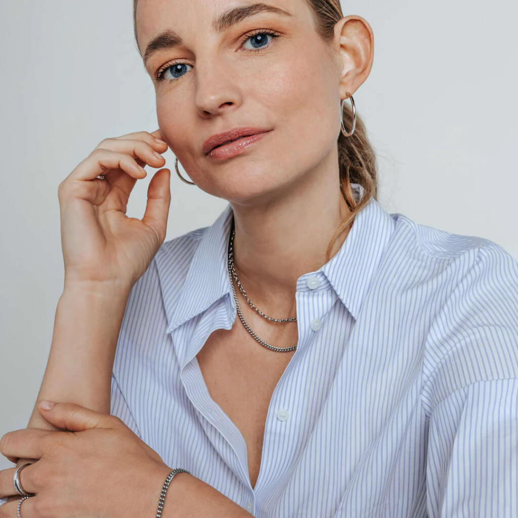 Argolas Oversized Ti Sento - Milano Prata 925