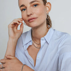 Argolas Oversized Ti Sento - Milano Prata 925