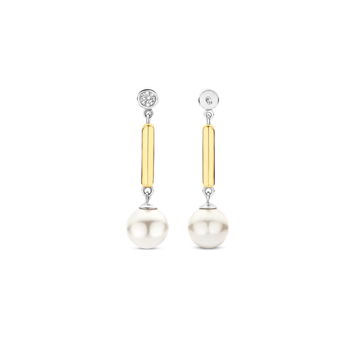 Brincos Drops with Pearl