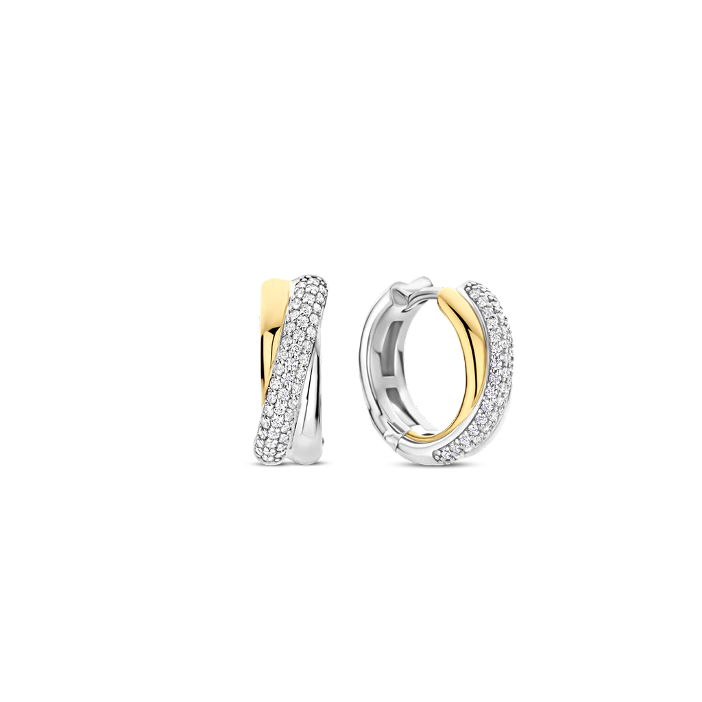 Argolas Pequenas Ti Sento - Milano Prata 925