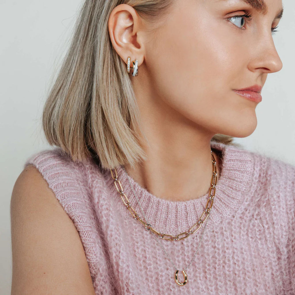 Argolas Pequenas Ti Sento - Milano Prata 925