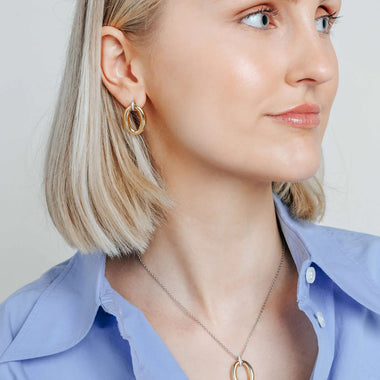 Brincos Ti Sento - Milano Prata 925