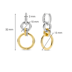 Brincos Ti Sento - Milano Prata 925