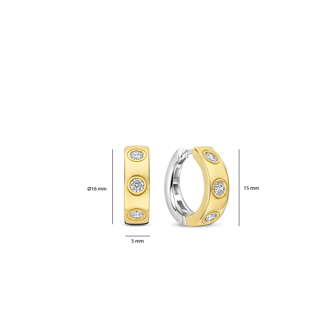 Argolas Classic Zirconia