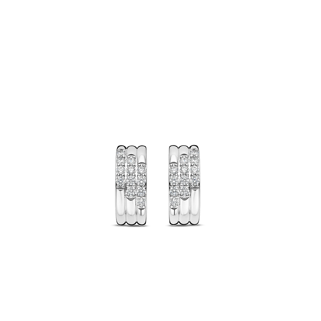 Brincos Stardust Zirconia Layered