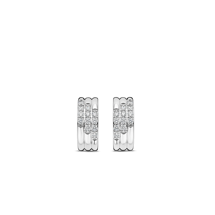 Brincos Stardust Zirconia Layered