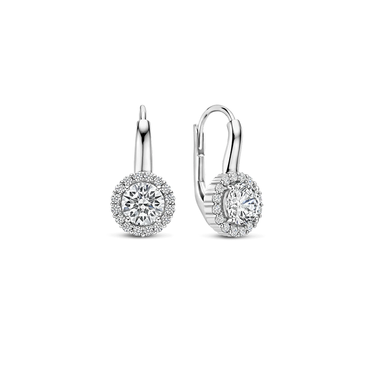Brincos Argolas Classic Zirconia