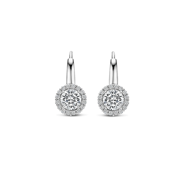Brincos Argolas Classic Zirconia