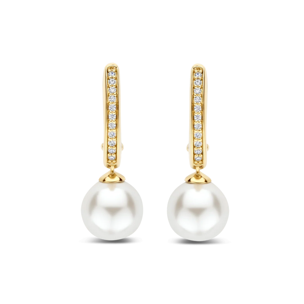 Argolas Zirconia Gold Vermeil