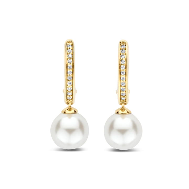 Argolas Zirconia Gold Vermeil