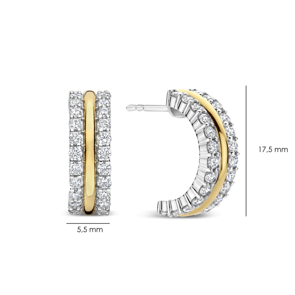 Argolas Triple Zirconia