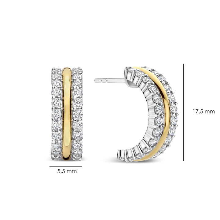 Argolas Triple Zirconia