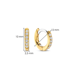 Argolas Huggie Ti Sento - Milano Prata 925