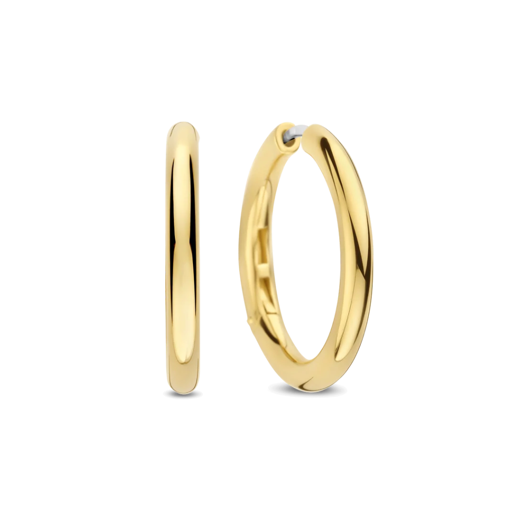 Argolas Classic Oversized Vermeil Gold 25mm