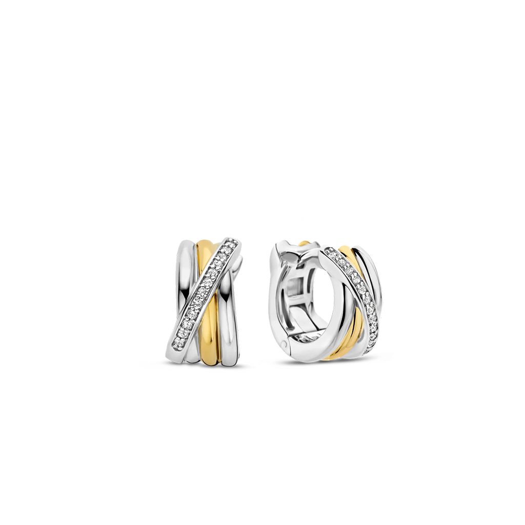 Argolas Huggie Ti Sento - Milano Prata 925