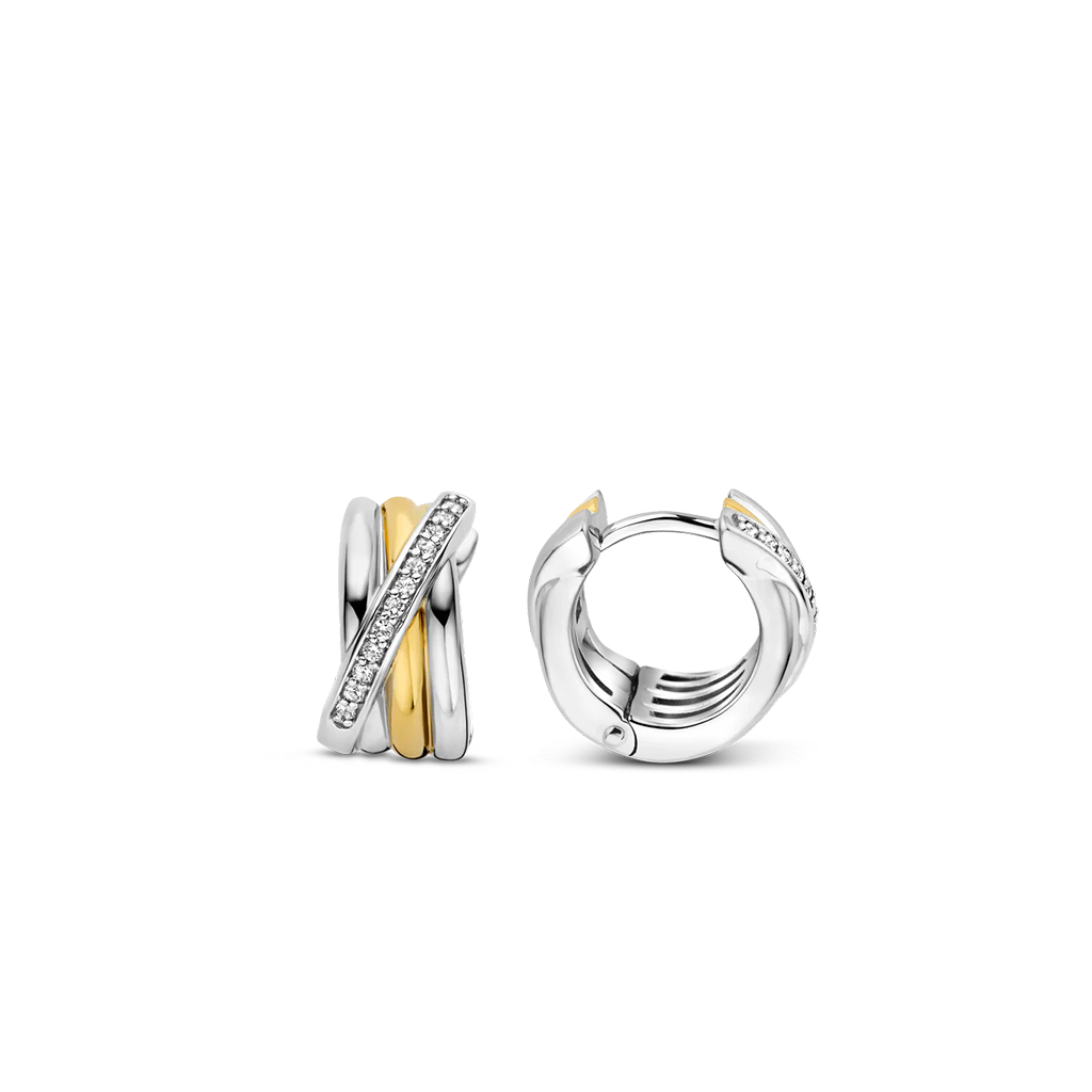 Argolas Huggie Ti Sento - Milano Prata 925