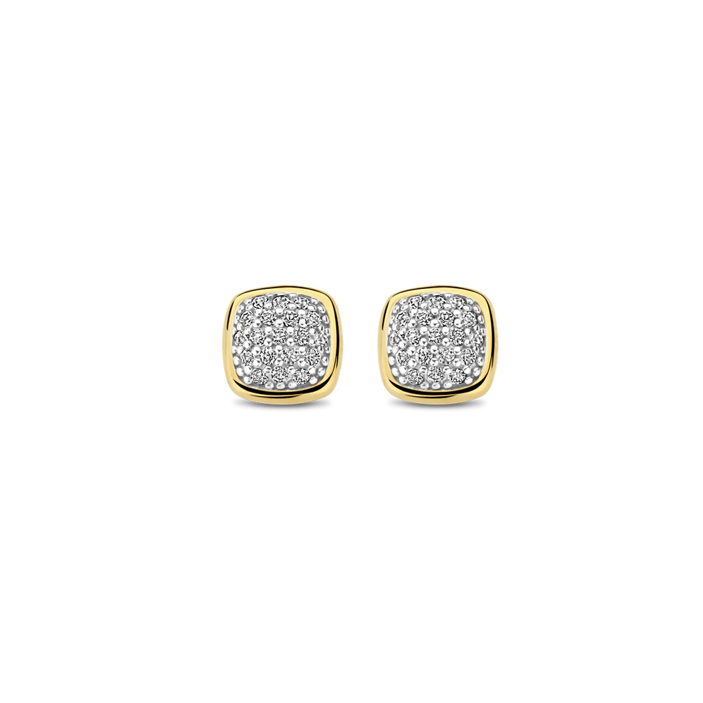 Brincos Zirconia Cushion